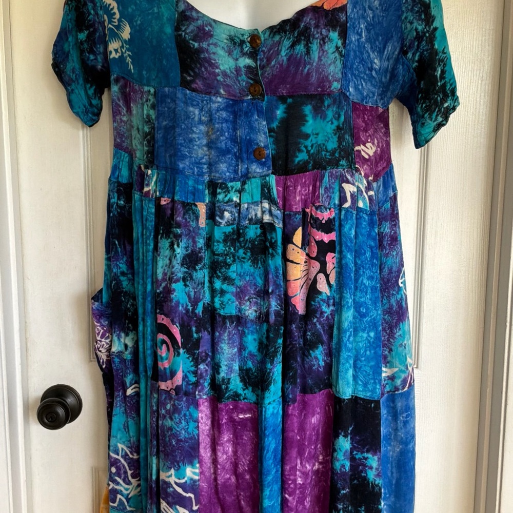 RESORT WEAR…Boho Patchwork Dress